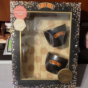 Baileys Black Ceramic Bowls Set